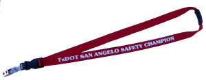 Custom Lanyard with Bulldog Clip - 100 Lanyards