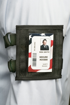 Military ID Armband - Black